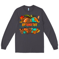 Smoke optometry thankful grateful blessed pumpkin Long Sleeve Tee - NancyCooperArtShop