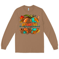 Toasted Coconut optometry thankful grateful blessed pumpkin Long Sleeve Tee - NancyCooperArtShop