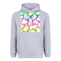 Heather Grey watercolor rainbow cow seamless pattern Heavyweight Hoodie - BundleAndBundleShop