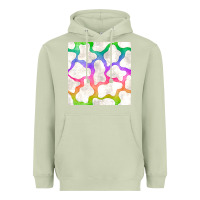 Matcha watercolor rainbow cow seamless pattern Heavyweight Hoodie - BundleAndBundleShop