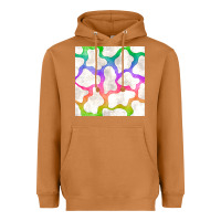 Meerkat watercolor rainbow cow seamless pattern Heavyweight Hoodie - BundleAndBundleShop