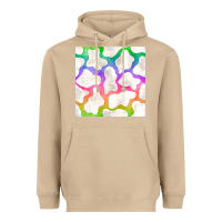 Mushroom watercolor rainbow cow seamless pattern Heavyweight Hoodie - BundleAndBundleShop