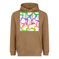 Toasted Coconut watercolor rainbow cow seamless pattern Heavyweight Hoodie - BundleAndBundleShop