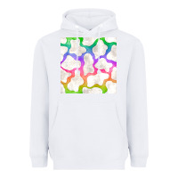 White watercolor rainbow cow seamless pattern Heavyweight Hoodie - BundleAndBundleShop