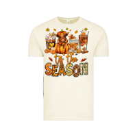 Vintage Arctic Tis' the season Fall Heifer coffee cups Vintage Tee - RanaPortraitStore