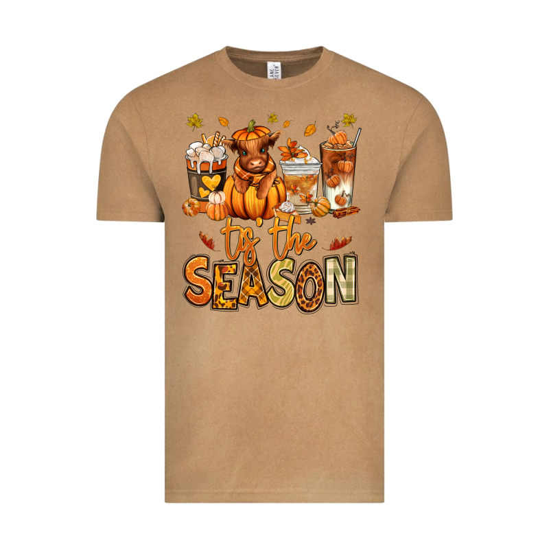 Tis' The Season Fall Heifer Coffee Cups Vintage Tee by RanaPortraitStore | Teevron