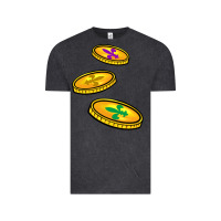 Vintage Black louisiana coins Vintage Tee - BarkalooDesign