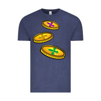 Vintage Denim louisiana coins Vintage Tee - BarkalooDesign