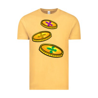 Vintage Mustard louisiana coins Vintage Tee - BarkalooDesign