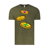 Vintage Olive louisiana coins Vintage Tee - BarkalooDesign