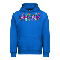Cobalt Valentine Laboratory Urban Hoodie - CowhideDigitalArt
