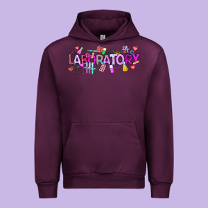 Valentine Laboratory Urban Hoodie Designed By Cowhidedigitalart