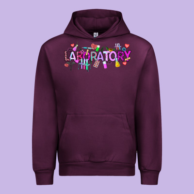 Valentine Laboratory Urban Hoodie Designed By Cowhidedigitalart