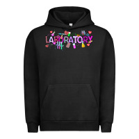 Pigment Black Valentine Laboratory Urban Hoodie - CowhideDigitalArt