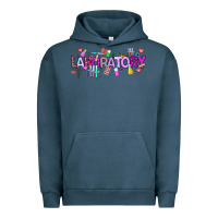 Pigment Midnight Navy Valentine Laboratory Urban Hoodie - CowhideDigitalArt