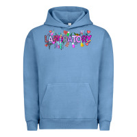 Pigment Pebble Blue Valentine Laboratory Urban Hoodie - CowhideDigitalArt