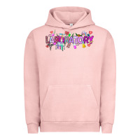 Pigment Salmon Valentine Laboratory Urban Hoodie - CowhideDigitalArt