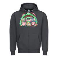 Smoke Easter gnomes rainbow Zipper Hoodie - OliviaCreatesArt