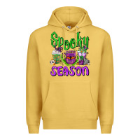 Antique Gold Spooky Season Coffee Cups Premium Hoodie - FaDigitalArtStudio