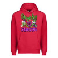 Cardinal Spooky Season Coffee Cups Premium Hoodie - FaDigitalArtStudio