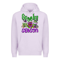 Lilac Spooky Season Coffee Cups Premium Hoodie - FaDigitalArtStudio