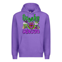 Purple Spooky Season Coffee Cups Premium Hoodie - FaDigitalArtStudio
