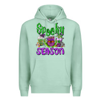 Seafoam Spooky Season Coffee Cups Premium Hoodie - FaDigitalArtStudio
