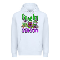 White Spooky Season Coffee Cups Premium Hoodie - FaDigitalArtStudio