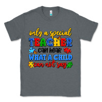 Charcoal Heather only a special teacher can hear what a child can n Classic Tee - Artiststas