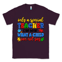 Plum only a special teacher can hear what a child can n Classic Tee - Artiststas