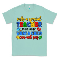 Seafoam only a special teacher can hear what a child can n Classic Tee - Artiststas