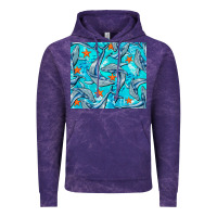 Cloud Purple humpback whale Vintage Hoodie - BarkalooDesign