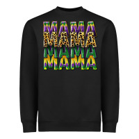 Black mama mardi gras Heavyweight Sweatshirt - CowGirlArtShop