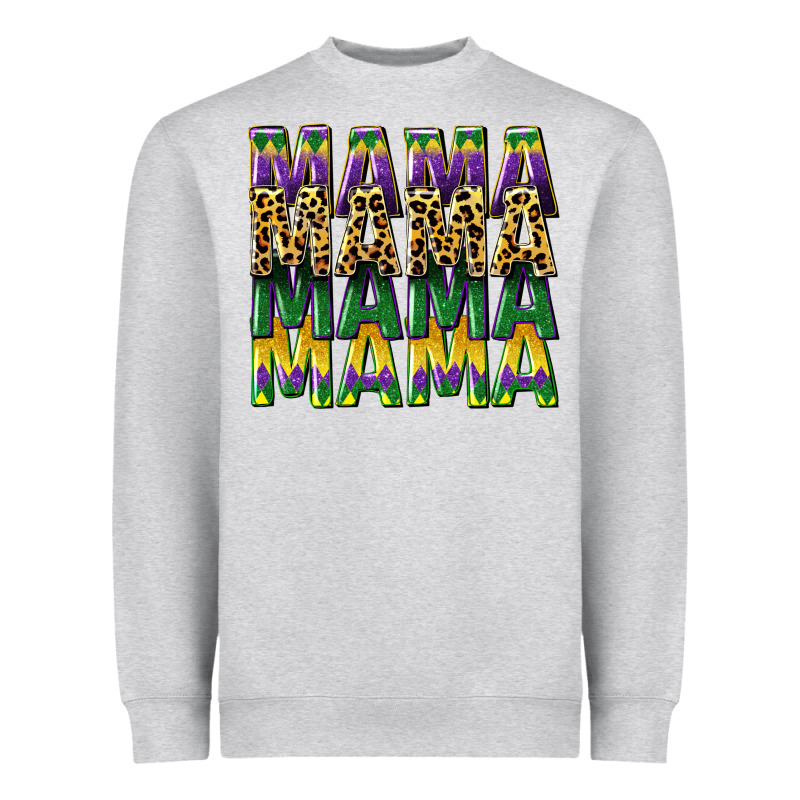 Mama Mardi Gras Heavyweight Sweatshirt by CowGirlArtShop | Teevron