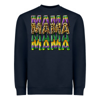 Navy mama mardi gras Heavyweight Sweatshirt - CowGirlArtShop