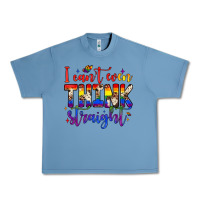 Pebble Blue i can't even think straight Urban Heavy Tee - JahusDesignShop