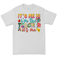 Dove Grey its me hi im the teacher its me nca Premium Tee - NancyCooperArtShop