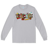 Moon Dust Christmas Teacher Long Sleeve Tee - NancyCooperArtShop