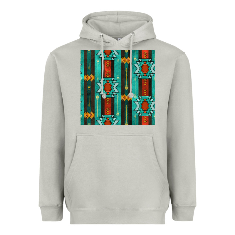 Native American Aztec Seamless Pattern 5 Heavyweight Hoodie by BundleAndBundleShop | Teevron