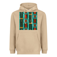Mushroom native american aztec seamless pattern 5 Heavyweight Hoodie - BundleAndBundleShop