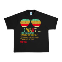 Black I Want to Break Free to Ride My Bicycle Want It All Urban Heavy Tee - Bettercallsaul