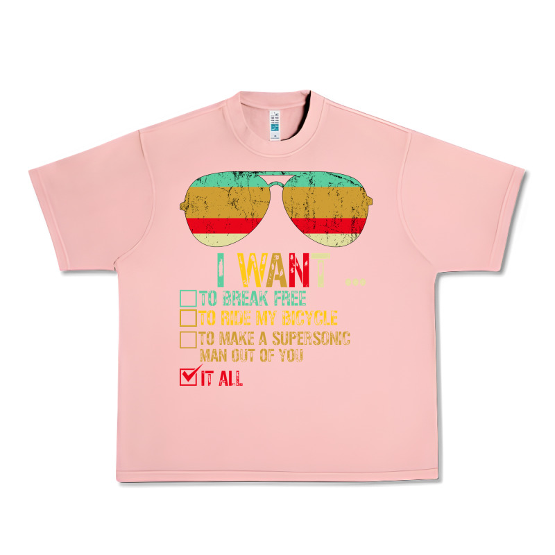 I Want To Break Free To Ride My Bicycle Want It All Urban Heavy Tee by Bettercallsaul | Teevron