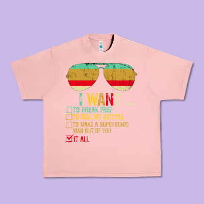 I Want To Break Free To Ride My Bicycle Want It All Urban Heavy Tee Designed By Bettercallsaul