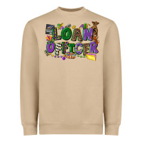 Mushroom loan officer mardi gras cowgirl Heavyweight Sweatshirt - CowGirlArtShop