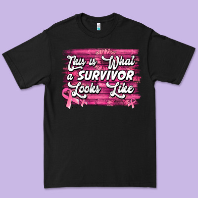 This Is What A Survivor Looks Like Breast Cancer Premium Tee Designed By Nancycooperartshop