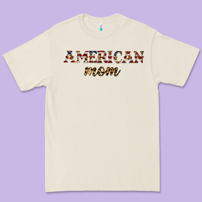 American Mom Premium Tee Designed By Jahusdesignshop