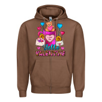 Chestnut hello valentine valentines day coffee mug Zipper Hoodie - FaDigitalArtStudio
