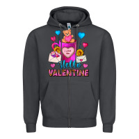 Smoke hello valentine valentines day coffee mug Zipper Hoodie - FaDigitalArtStudio