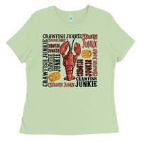 Matcha crawfish junkie Ladies Tee - MaliasSmallBusiness