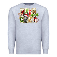 Heather Grey warm and cozy donkey Premium Sweatshirt - FaDigitalArtStudio